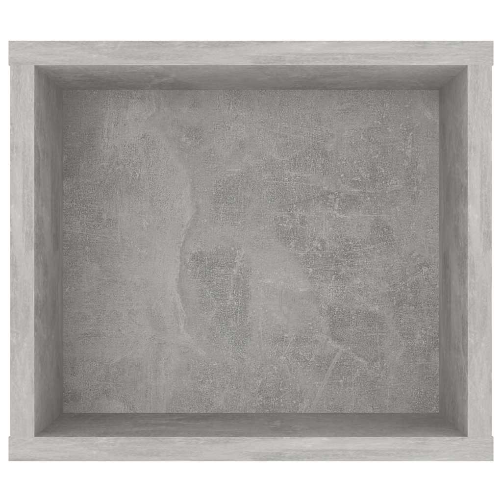 Piekarināms TV skapītis, betona pelēks, 100x30x26,5cm, koks