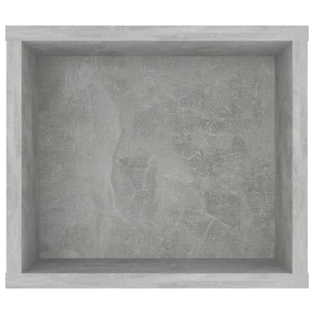 Wall-mounted TV cabinet, concrete grey, 100x30x26.5cm, wood