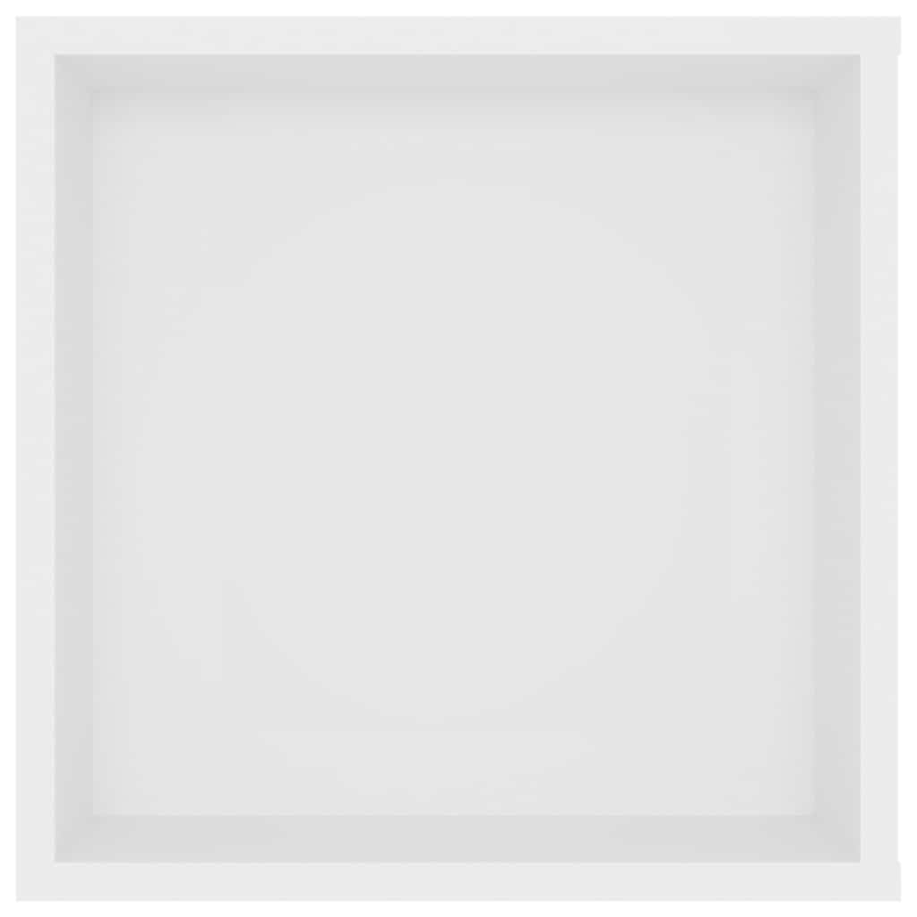 Sieninė TV spintelė, balta, 102x35x35cm, apdirbta mediena
