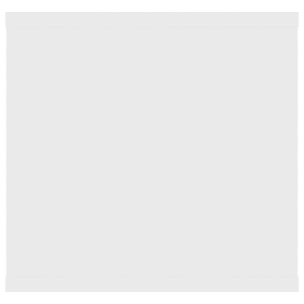 Wall shelf, white, 102x30x29cm, engineered wood