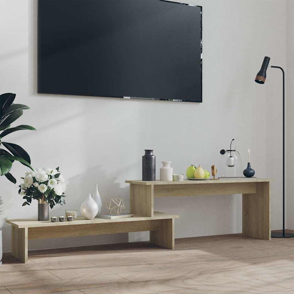 TV cabinet, oak, 180x30x43cm, treated wood