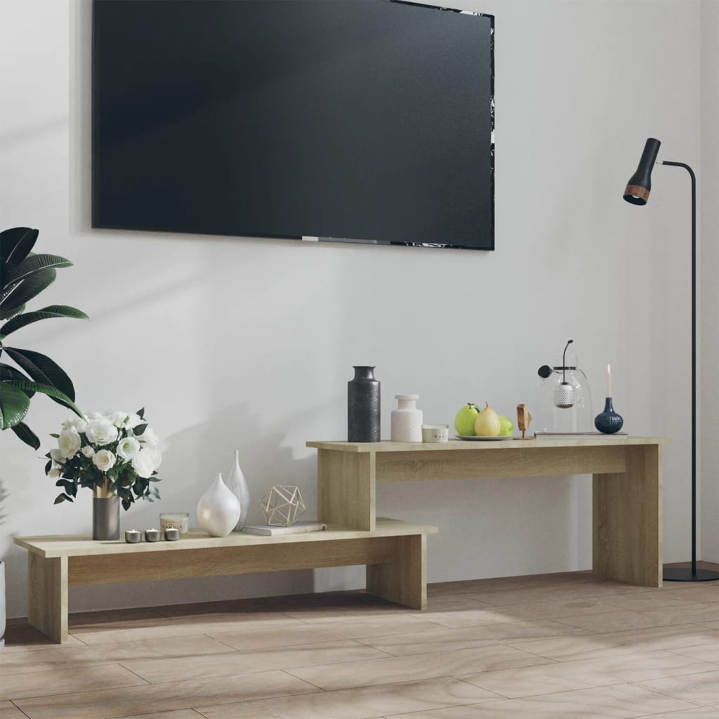 TV cabinet, oak, 180x30x43cm, treated wood