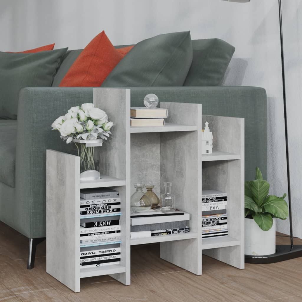 Side cabinet, concrete grey, 60x26x60cm, engineered wood