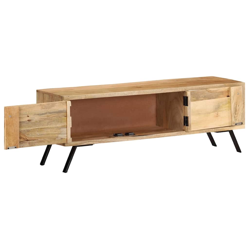 TV cabinet, 110x30x40cm, solid mango wood