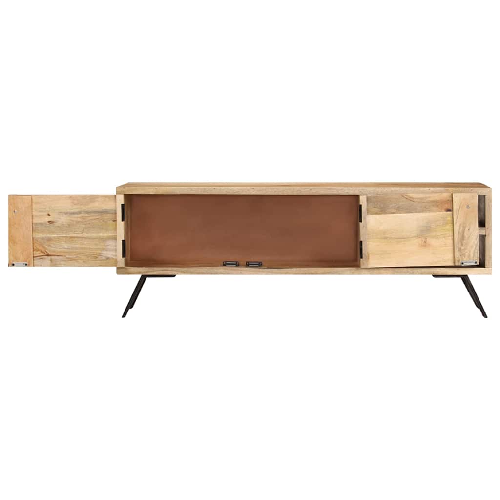 TV cabinet, 110x30x40cm, solid mango wood