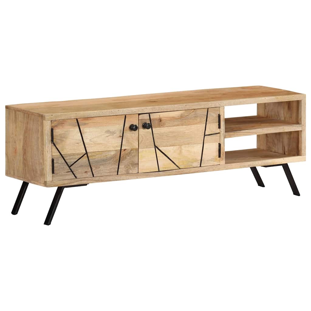 TV cabinet, 110x30x40cm, solid mango wood
