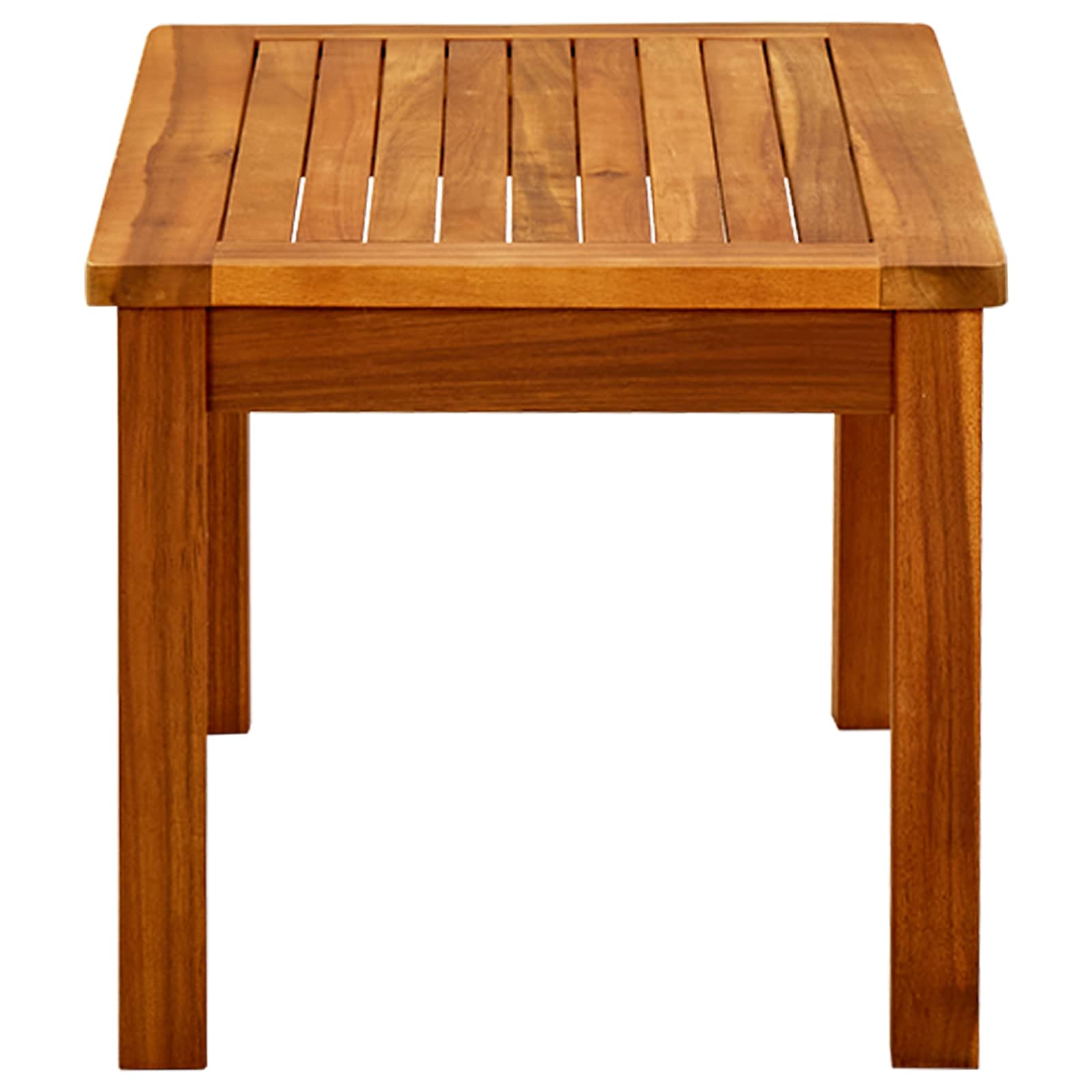 Garden coffee table, 70x40x36cm, solid acacia wood
