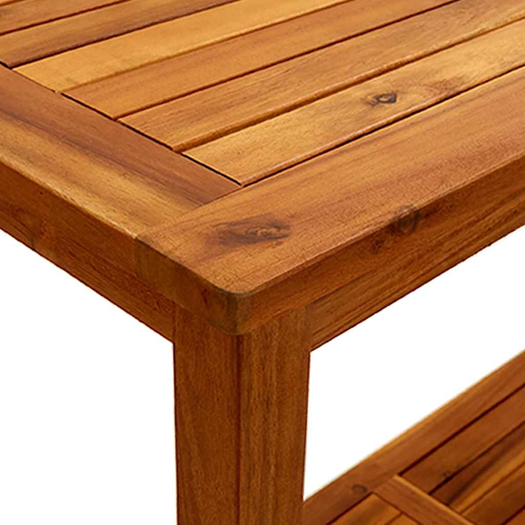 Console garden table, 110x40x75cm, solid acacia
