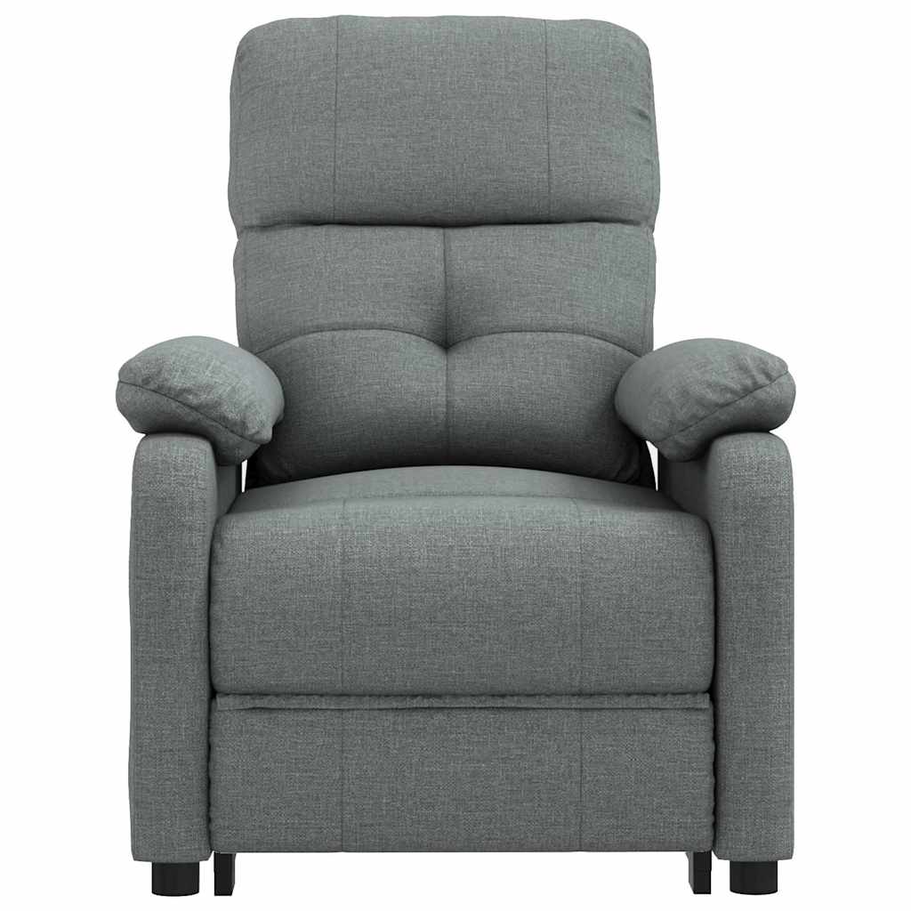 Electric massage chair, dark gray, fabric