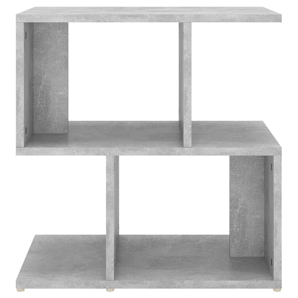 Naktinė spintelė, betono pilka, 50x30x51,5cm, apdirbta mediena