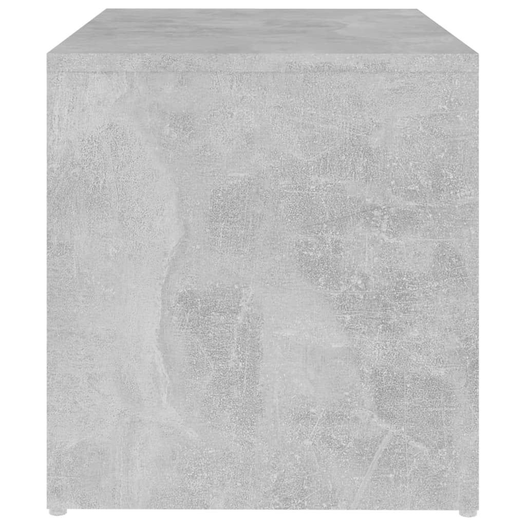 Side table, concrete grey, 59x36x38cm, engineered wood