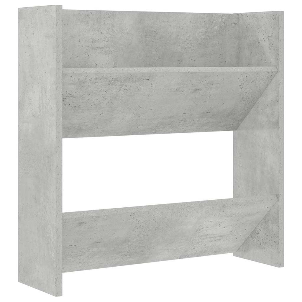 Sieninės spintelės batams, 2vnt., pilkos, 60x18x60cm, MDP