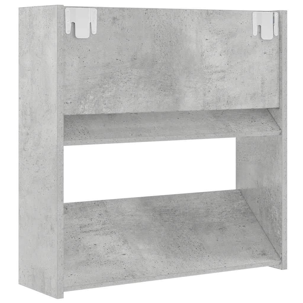 Sieninės spintelės batams, 2vnt., pilkos, 60x18x60cm, MDP
