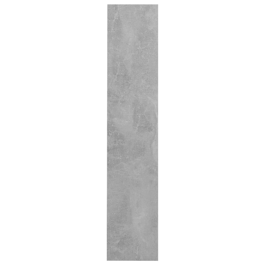 Pie sienas stiprināms apavu skapis, betona pelēks, 60x18x90cm, MDP