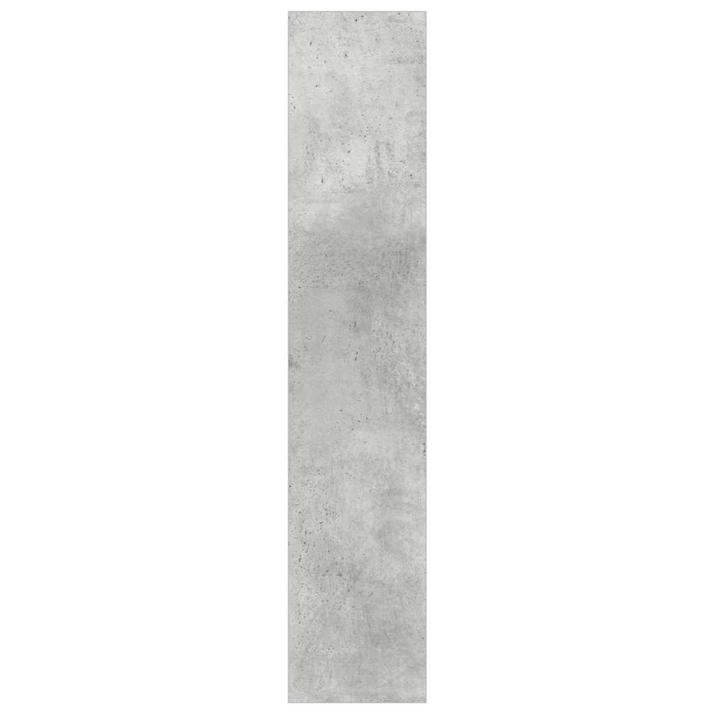 Sieninė spintelė batams, betono pilkos spalvos, 60x18x90cm, MDP