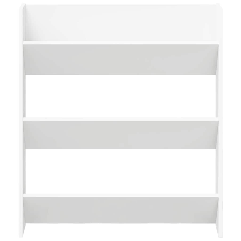 Sieninės spintelės batams, 2vnt., baltos, 80x18x90cm, MDP