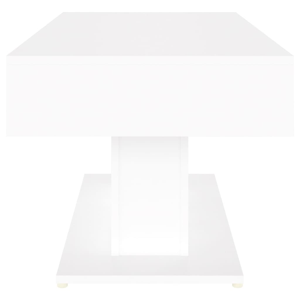 Coffee table, white, 96x50x45cm, engineered wood