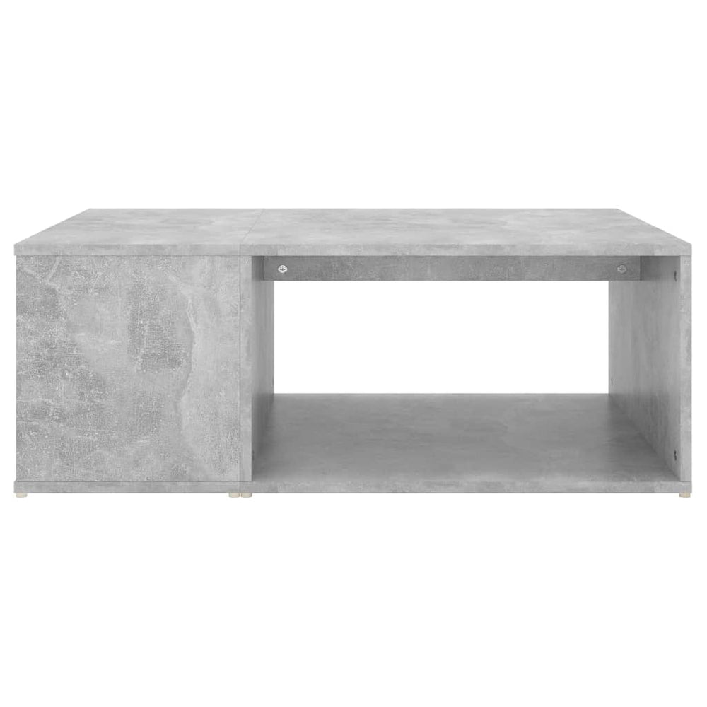 Kavos staliukas, betono pilkas, 90x67x33cm, apdirbta mediena
