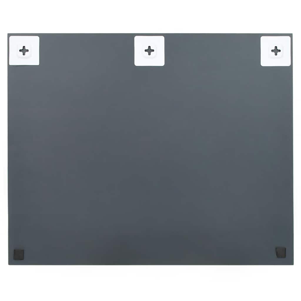 Wall mirror with LED lights, rectangular, glass