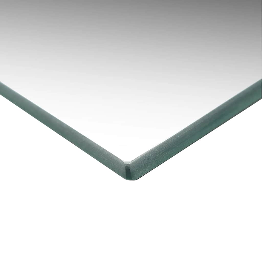 Wall mirror with LED lights, rectangular, glass