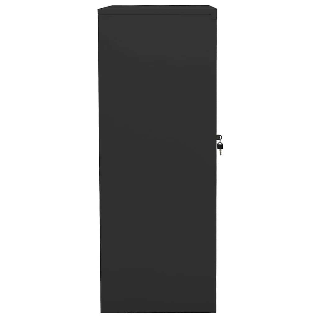 Biuro spintelė, antracito spalvos, 90x40x105cm, plienas