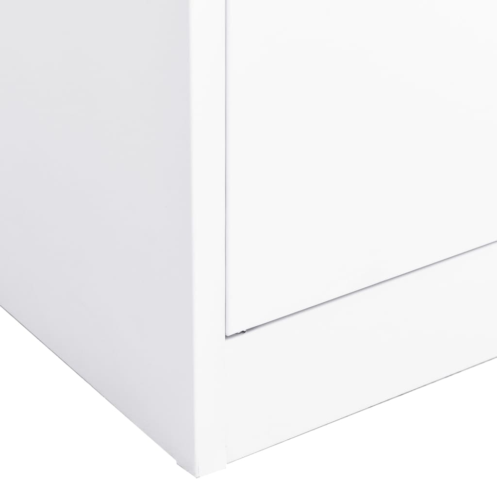 Biuro spintelė, baltos spalvos, 90x40x180cm, plienas