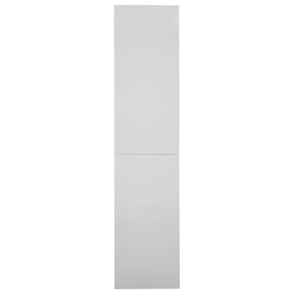 Office cabinet with sliding doors, grey, 90x40x180cm, steel