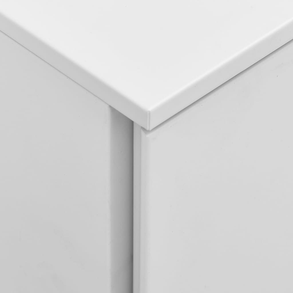 Mobile filing cabinet, gray, 39x45x67cm, steel