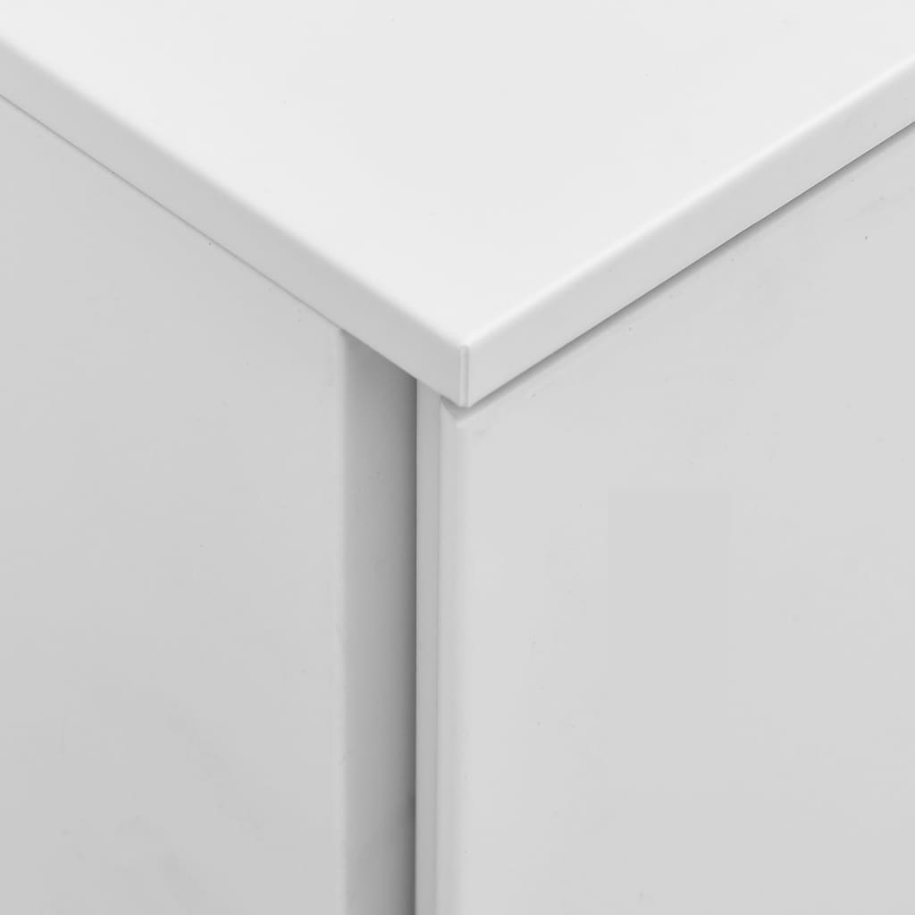Mobile filing cabinet, gray, 39x45x60cm, steel