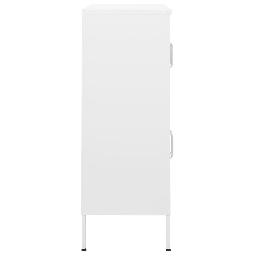 Storage cabinet, white, 80x35x101.5cm, steel