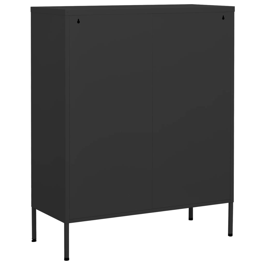 Storage cabinet, anthracite, 80x35x101.5cm, steel