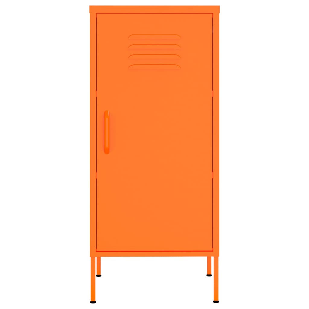 Storage cabinet, orange, 42.5x35x101.5cm, steel