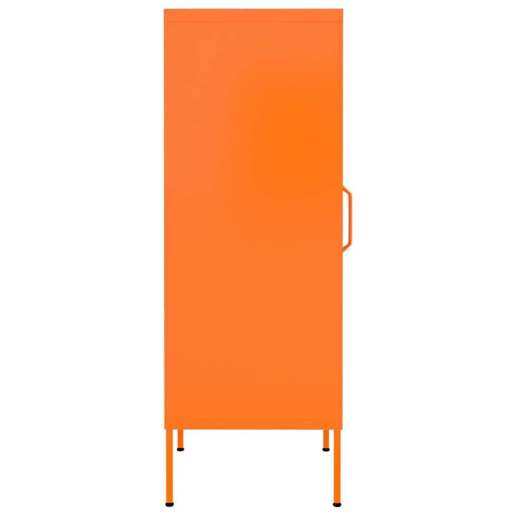 Storage cabinet, orange, 42.5x35x101.5cm, steel