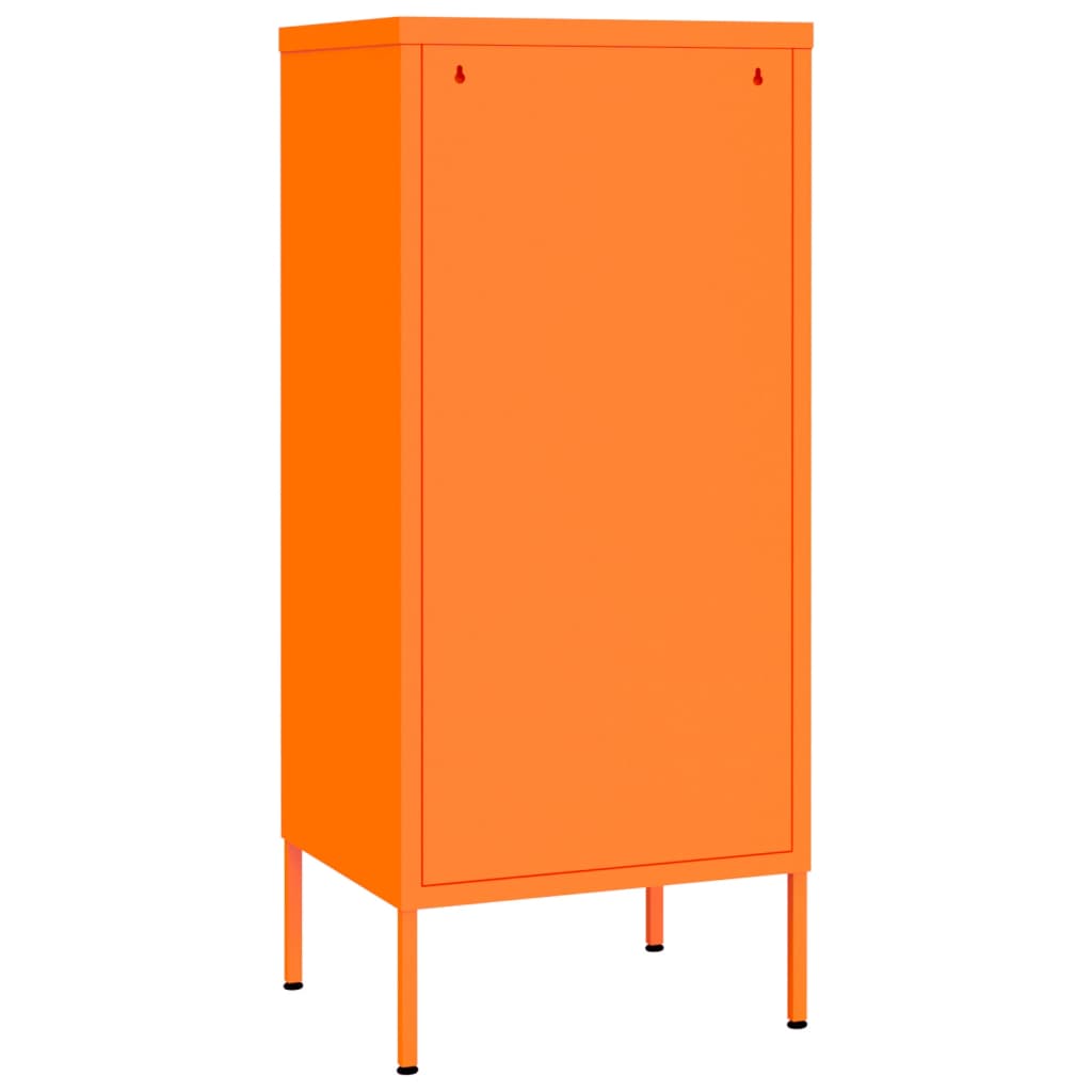 Storage cabinet, orange, 42.5x35x101.5cm, steel