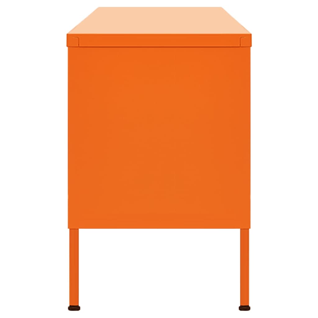 Televizoriaus spintelė, oranžinė, 105x35x50cm, plienas