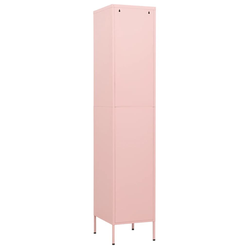 Locker, pink, 35x46x180cm, steel