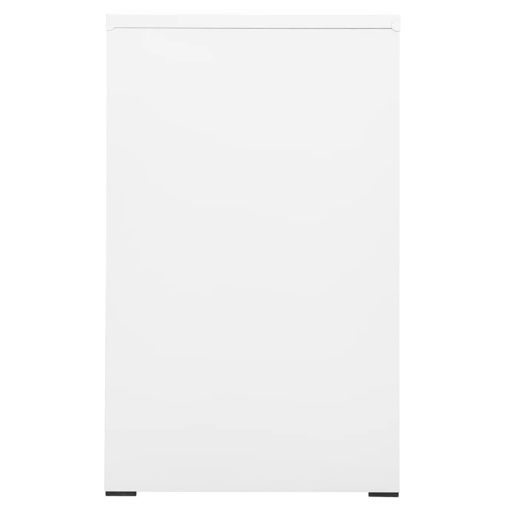 Spintelė dokumentams, baltos spalvos, 46x62x102,5cm, plienas