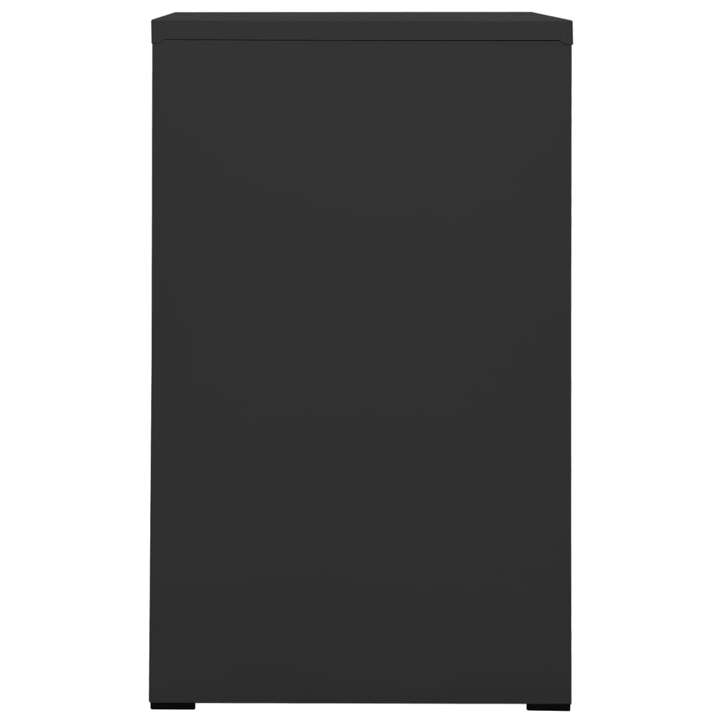 Filing cabinet, anthracite, 46x62x102.5cm, steel
