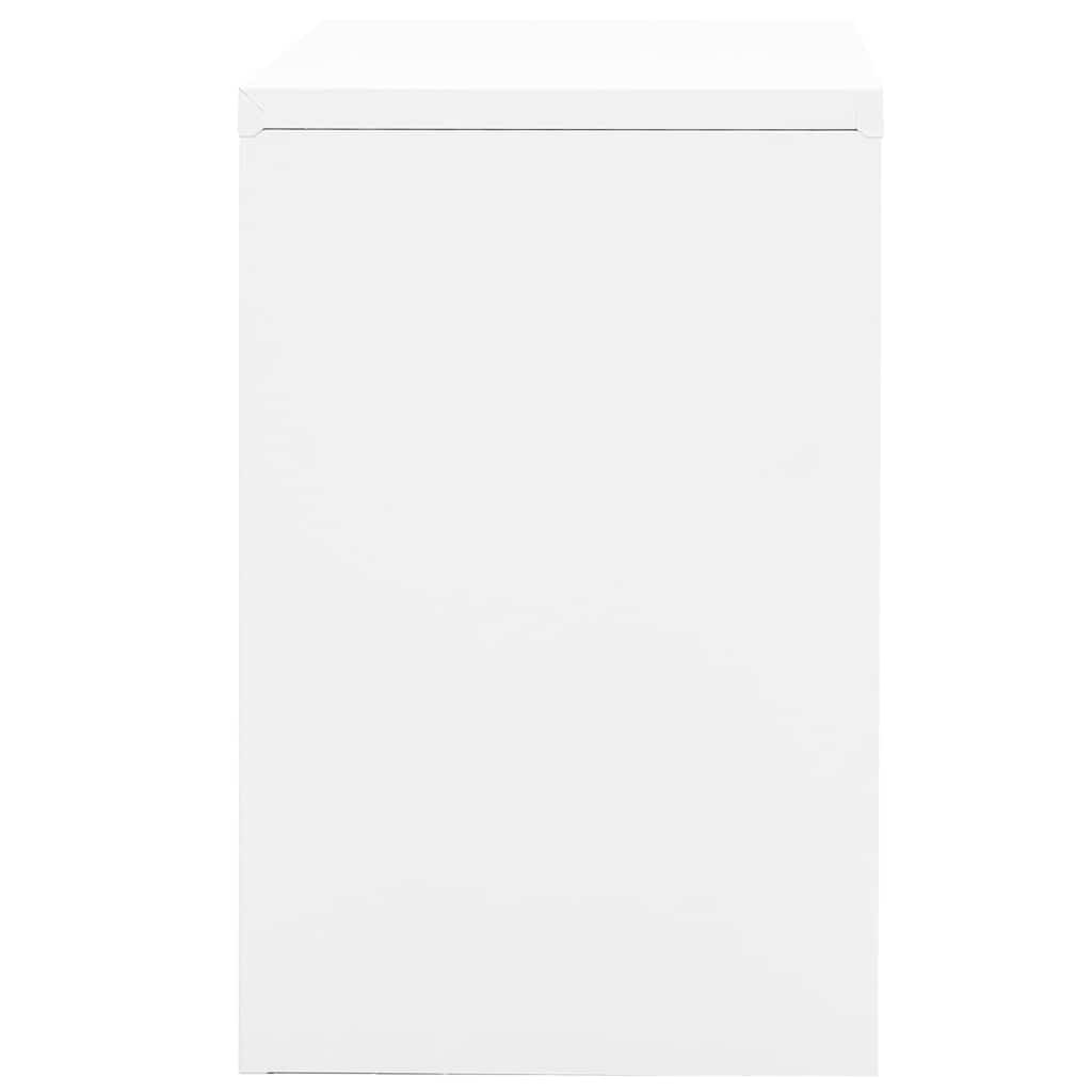 Spintelė dokumentams, baltos spalvos, 90x46x72,5cm, plienas
