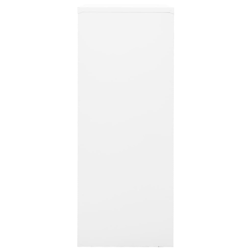 Office cabinet, white, 90x40x102cm, steel