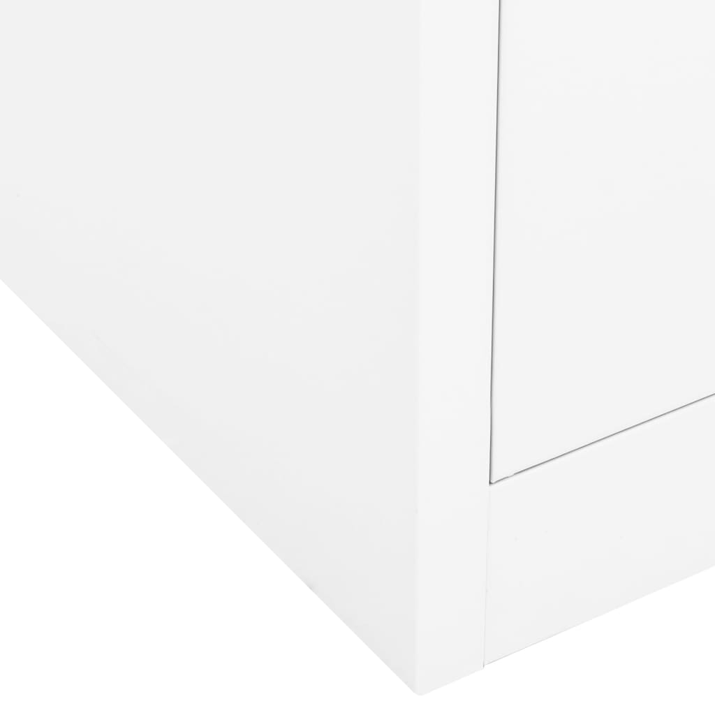 Biuro spintelė, baltos spalvos, 90x40x102cm, plienas