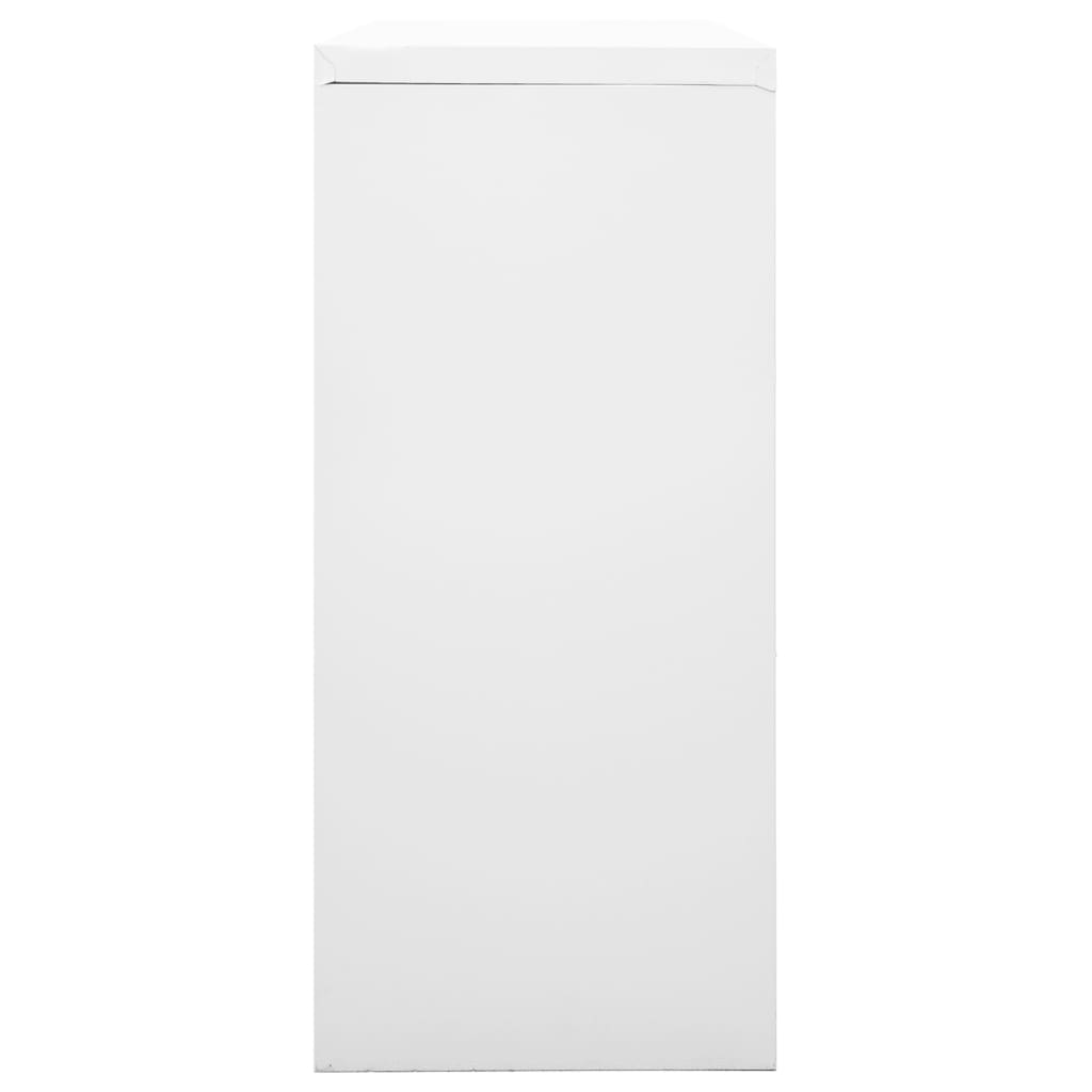 Bīdāmās durvju skapis, pelēks, 90x40x90cm, tērauds