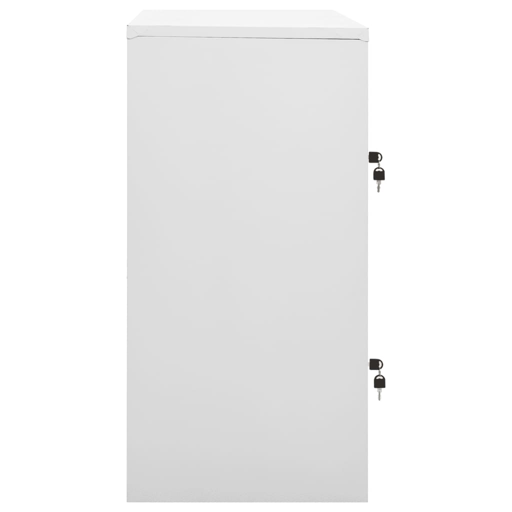 Pārpakošanas skapītis, pelēks un zils, 90x45x92,5cm, tērauds