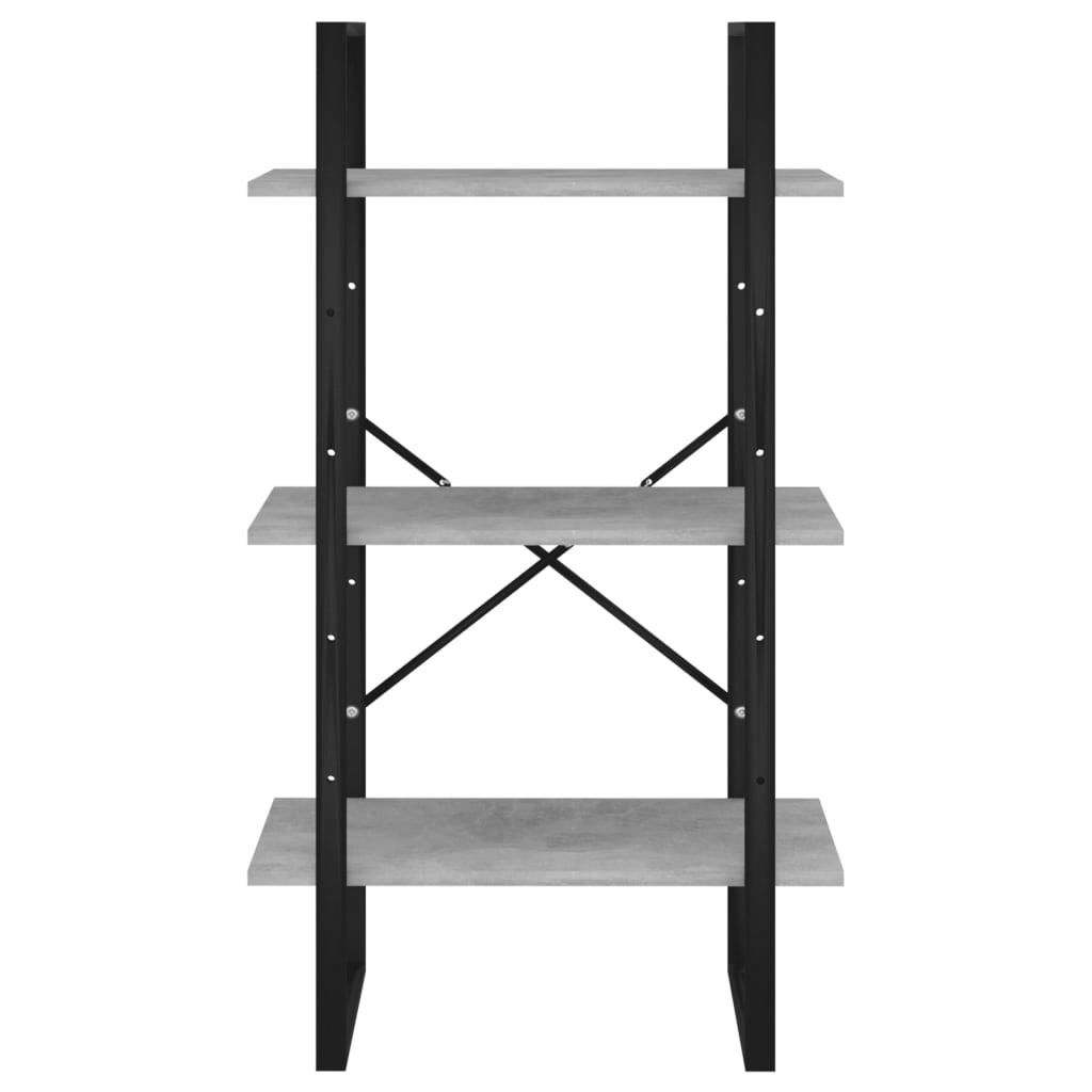 Storage shelf, concrete, 60x30x105cm, treated wood