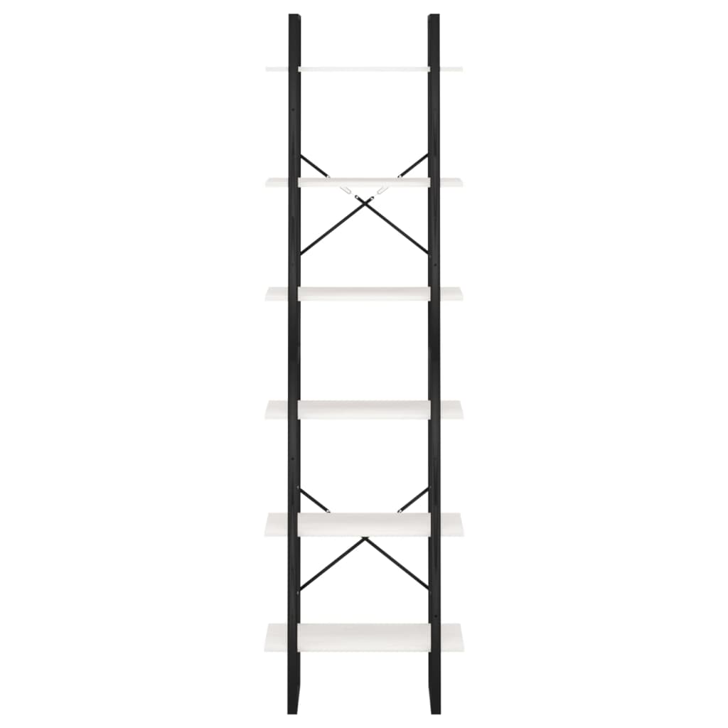 Storage shelf, white, 60x30x210cm, solid pine