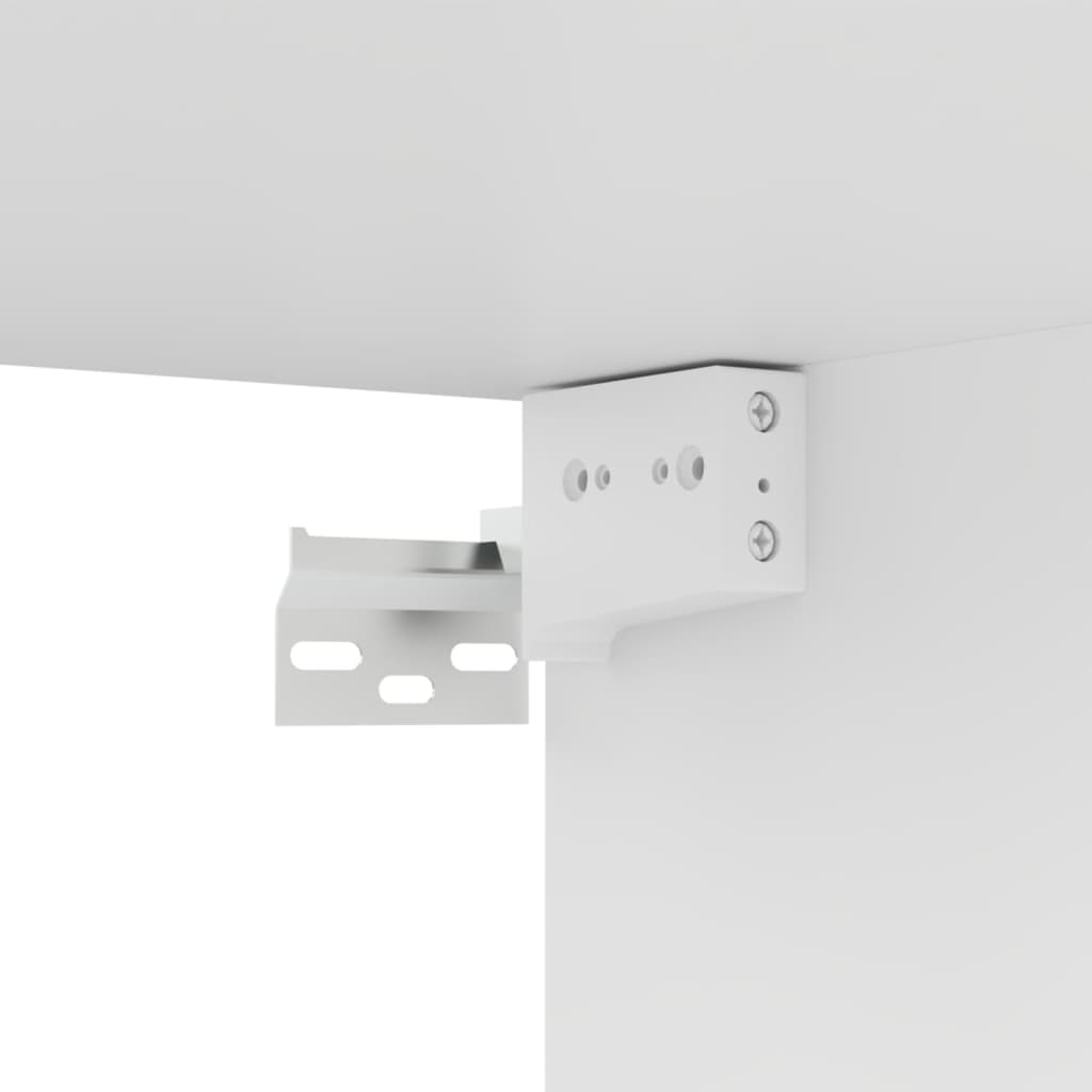 TV skapji, 4 gab., balti, 100x30x30 cm, koksne