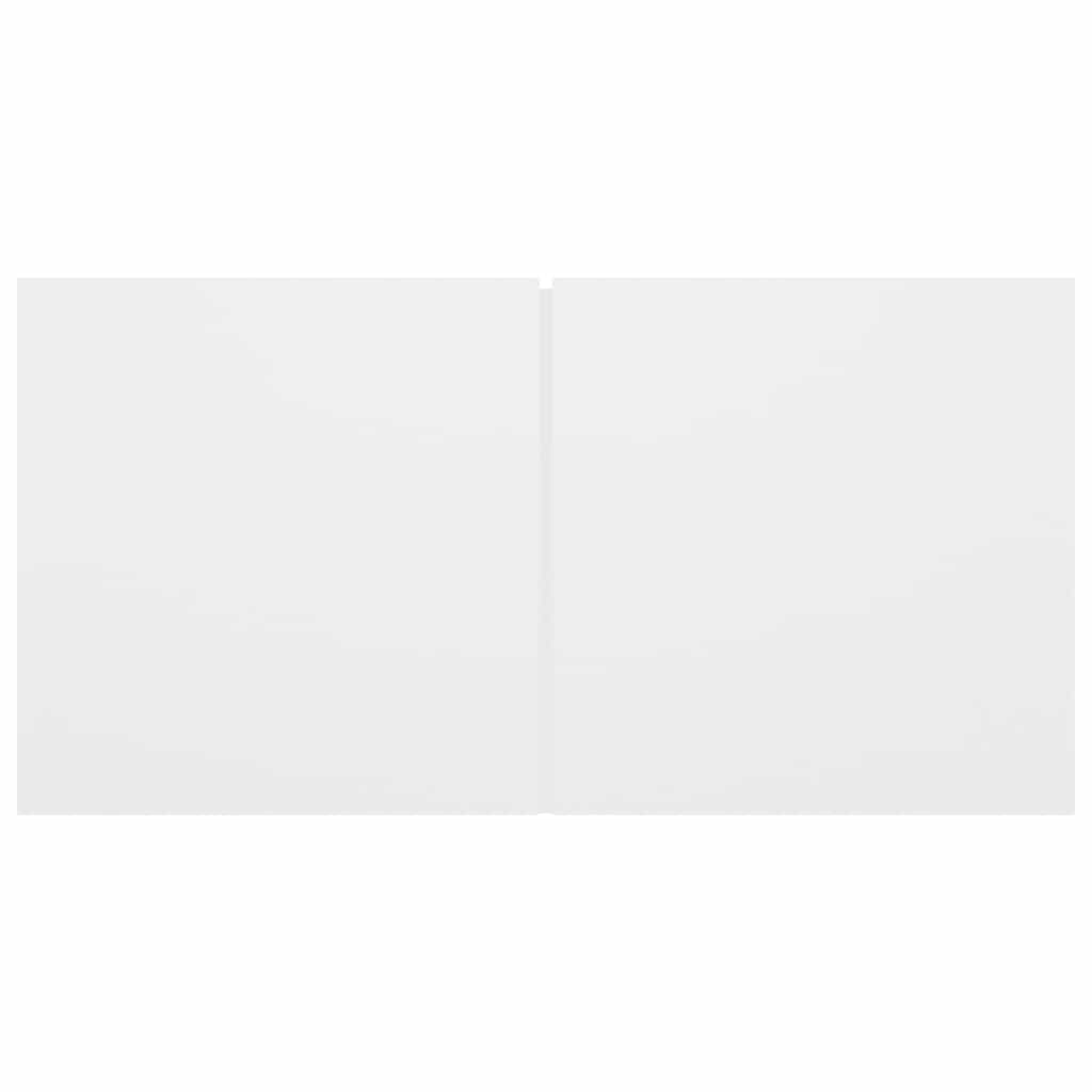 TV cabinet set, 10-piece, white, wood