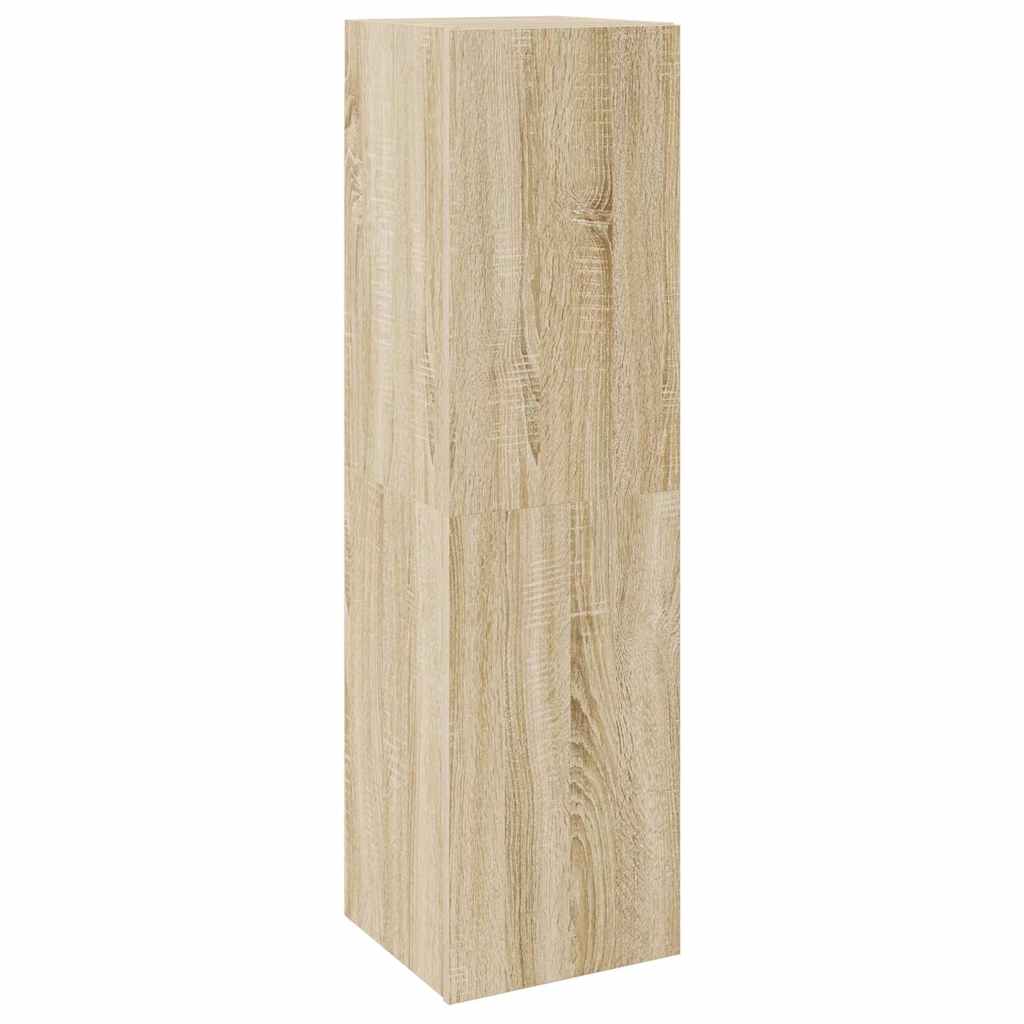 TV cabinet set, 8-piece, oak, wood