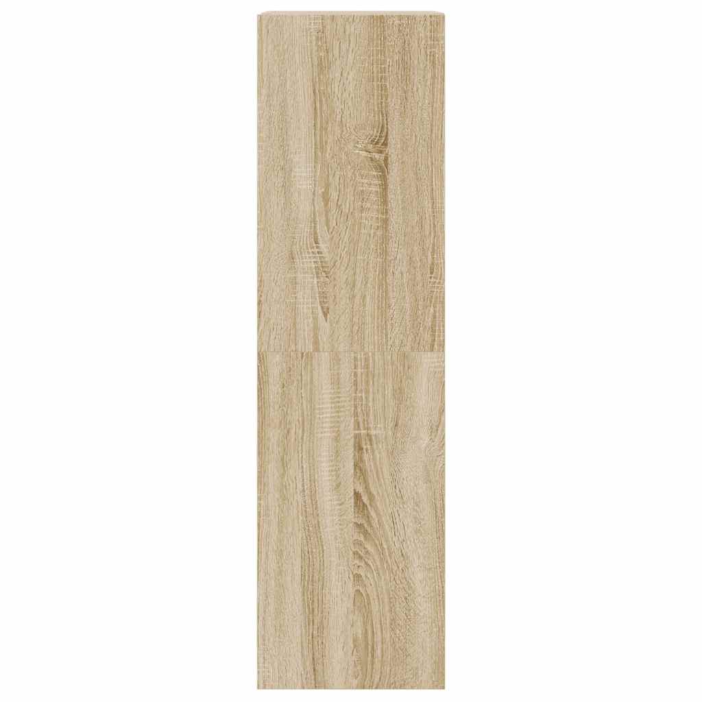 TV cabinet set, 8-piece, oak, wood