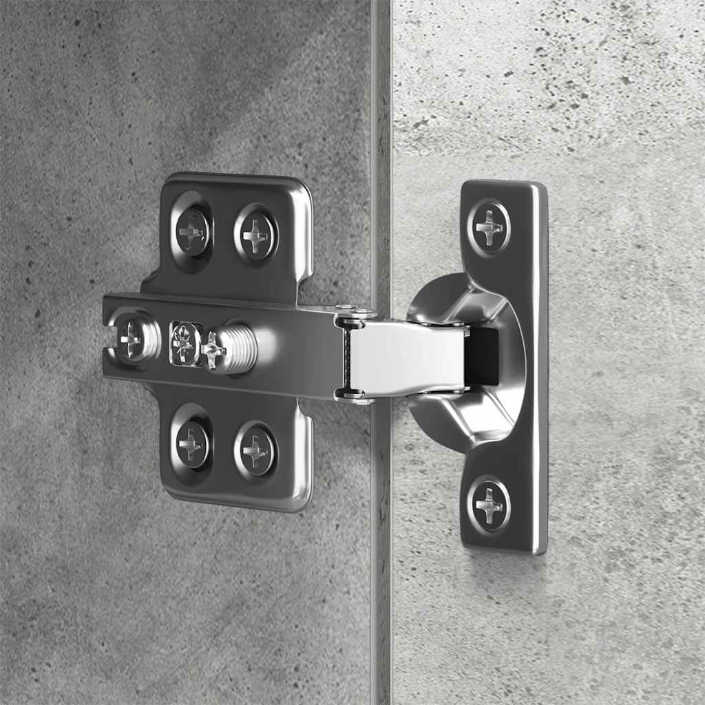 TV cabinet set, 10-piece, concrete, wood